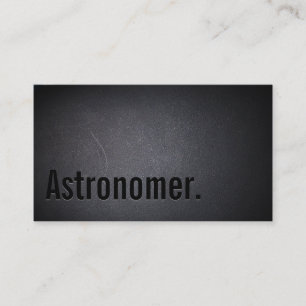 Professional Black Astronomer Visitekaartje