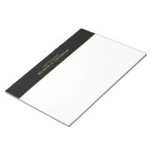 Professional Black en Gold Notitieblok (Schuin)