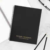 Professional Black en Gold Notitieboek