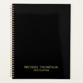 Professional Black en Gold Planner (Voorkant)