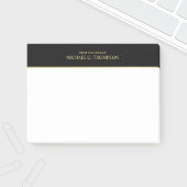 Professional Black en Gold Post-it® Notes