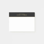 Professional Black en Gold Post-it® Notes (Voorkant)