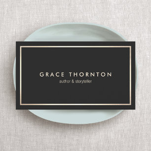 Professional Black Gold-grens Visitekaartje