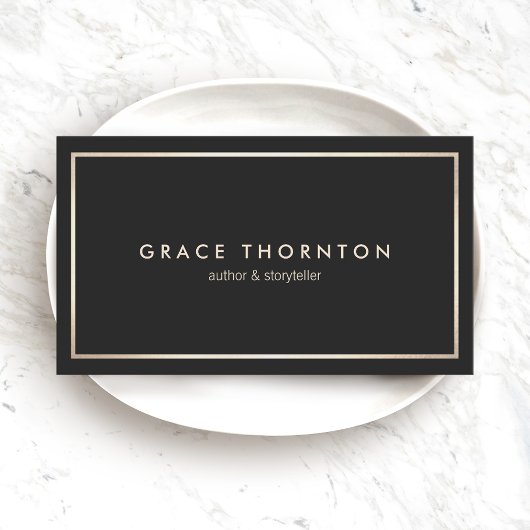 Professional Black Gold-grens Visitekaartje