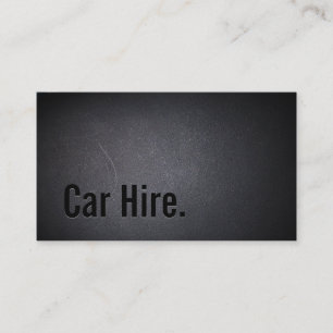 Professional Black Out Car Hire Visitekaartje