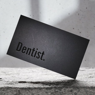 Professional Black Out Dentist Visitekaartje