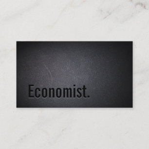 Professional Black Out Economist Visitekaartje