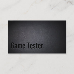 Professional Black Out Game-testVisitekaartje Visitekaartje