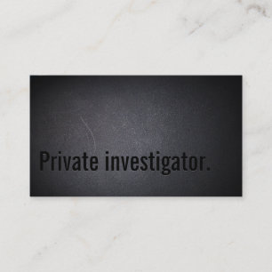 Professional Black Out Investigator Visitekaartje