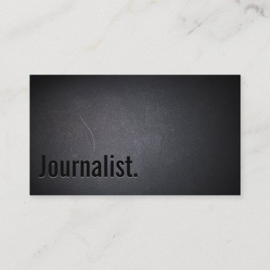 Professional Black Out Journalist Visitekaartje (Voorkant)