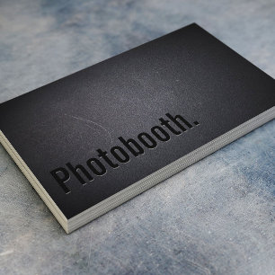 Professional Black Out Photo Booth-Visitekaartje Visitekaartje