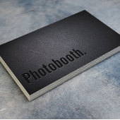 Professional Black Out Photo Booth-Visitekaartje Visitekaartje