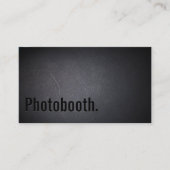 Professional Black Out Photo Booth-Visitekaartje Visitekaartje (Voorkant)