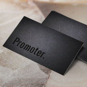 Professional Black Out-promotor-Visitekaartje Visitekaartje