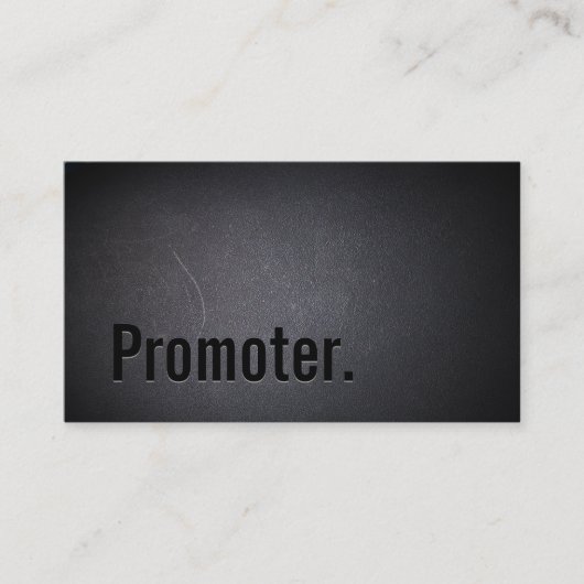 Professional Black Out-promotor-Visitekaartje Visitekaartje (Voorkant)