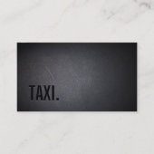 Professional Black Out Taxi Visitekaartje (Voorkant)