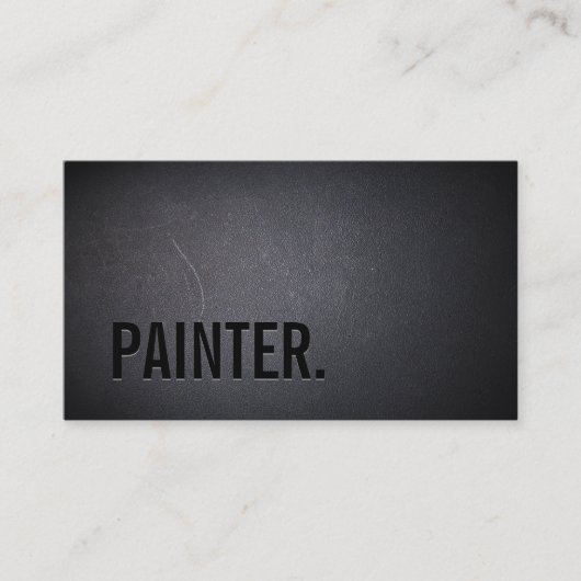 Professional Black-out Visitekaartje schilder (Voorkant)