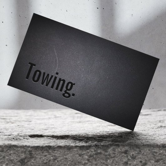 Professional Black-out-Visitekaartje Visitekaartje