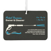 Professional Black Pressure Washing Power Cleaning Luchtverfrisser (Achterkant)