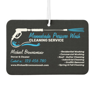 Professional Black Pressure Washing Power Cleaning Luchtverfrisser