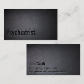 Professional Black Psychiatrist Visitekaartje (Voorkant / Achterkant)