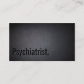 Professional Black Psychiatrist Visitekaartje (Voorkant)