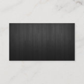 Professional Black & Red Sales Manager Visitekaartje (Achterkant)