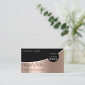 Professional Black White — uniek Logo Visitekaartje (Staand voorkant)