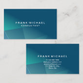 Professional Blue Black en Green Visitekaartje (Voorkant / Achterkant)