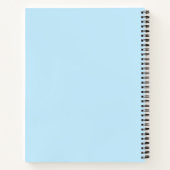 Professional Blue-minimalist Notitieboek (Achterkant)