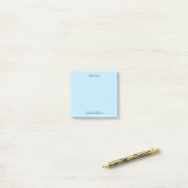 Professional Blue-minimalist Post-it® Notes