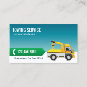 Professional Blue Towing Service Visitekaartje