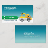 Professional Blue Towing Service Visitekaartje (Voorkant / Achterkant)