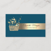 Professional Bokeh Gold Glitter Cleaning Tools  Visitekaartje (Voorkant)