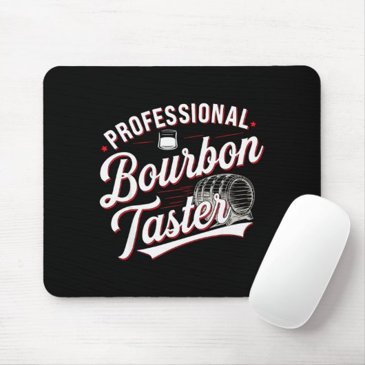 Professional Bourbon Taster Funny Drinking Whiskey Muismat (Met muis)