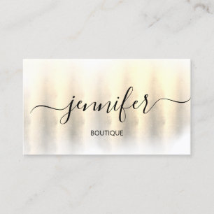 Professional Boutique shop artistiek 3D Gold  Visitekaartje