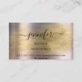 Professional Boutique Shop Gold Paars Visitekaartje (Achterkant)