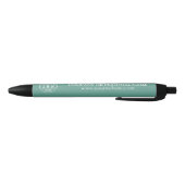 Professional Branding Corporate Teal Green Logo Blauwe Inkt Pen (Bodem)