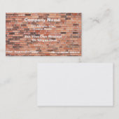 Professional Brick Wall Visitekaartje (Voorkant / Achterkant)