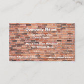 Professional Brick Wall Visitekaartje (Voorkant)