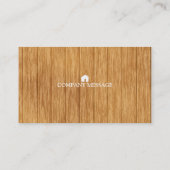 Professional Builder Carpenter Tools Woodworking B Visitekaartje (Achterkant)