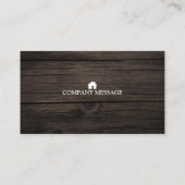 Professional Builder Carpenter Tools Woodworking B Visitekaartje (Achterkant)