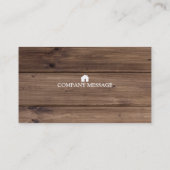 Professional Builder Carpenter Tools Woodworking B Visitekaartje (Achterkant)