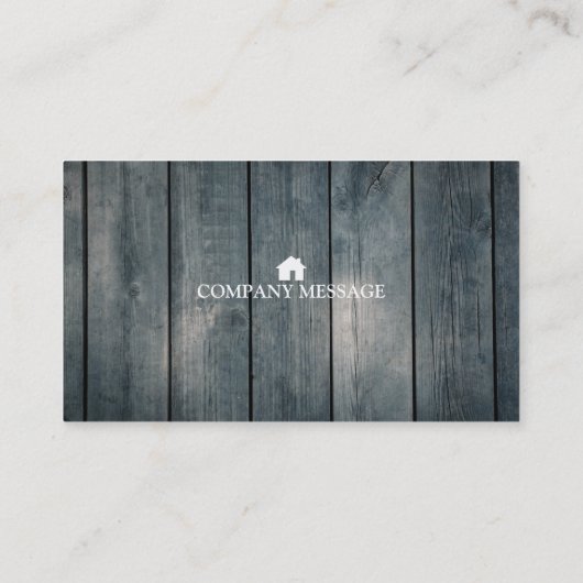 Professional Builder Carpenter Tools Woodworking B Visitekaartje (Achterkant)