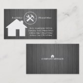 Professional Builder Carpenter Tools Woodworking Visitekaartje (Voorkant / Achterkant)