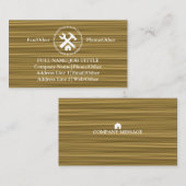 Professional Builder Carpenter Tools Woodworking Visitekaartje (Voorkant / Achterkant)