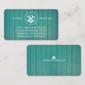 Professional Builder Carpenter Tools Woodworking Visitekaartje (Voorkant / Achterkant)