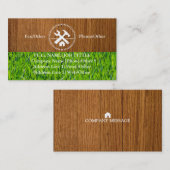 Professional Builder Carpenter Tools Woodworking Visitekaartje (Voorkant / Achterkant)
