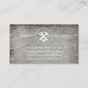 Professional Builder Carpenter Tools Woodworking Visitekaartje