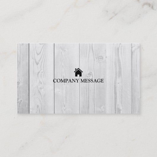 Professional Builder Carpenter Tools Woodworking Visitekaartje (Achterkant)